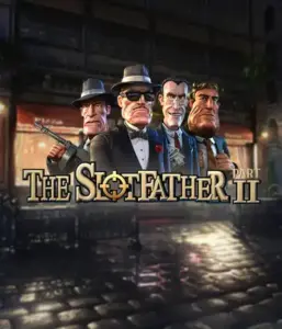 Dive into the underworld world of The Slotfather Part II game by Betsoft, featuring four iconic mafia characters against a shadow-lit urban backdrop. This image depicts the dramatic essence of the mafia underworld with its striking character design and ominous setting. Ideal for players attracted to mafia stories, delivering a thrilling adventure. 